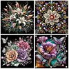 (US Local)4Pack Flower-Special Shaped Diamond Painting Kit(30x30cm)