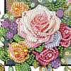(US Local)2pcs/set 5D DIY Diamond Painting Dots Animal Flower Special Shape Pendant Hanging Craft Kits