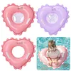 Heart Shape Baby Swim Ring Tube Leakproof Toddler Swimming Ring for Kids Toddles