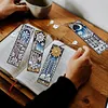 (US Local)Christmas Train A5 Size Diamond Painting Notebook Set with 4Pcs Bookmark Gift