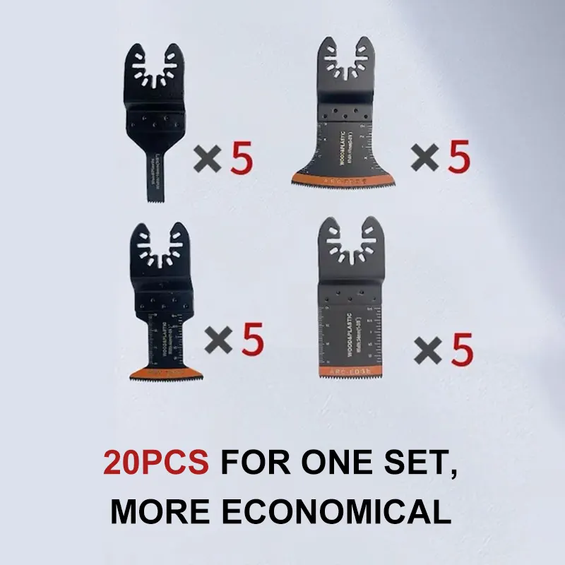 SAKER&reg; 20 Pcs Oscillating Saw Blades(No Machine)