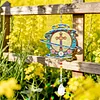 2pcs DIY Diamond Painting Cross Wind Chimes Crystal Window Suncatcher Craft Set Birthday Gifts Home Garden Decor