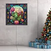 Cactus Flower Glass Painting-Paint by Numbers Acrylic Painting 40*40CM