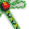 Dragonfly - Counted Bead Embroidery - Keychain
