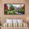 Ambilight-Full Embroidery 3 Strands 11CT Stamped Cross Stitch-131*66CM-Large Size