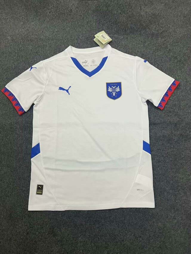 2024 Serbia Away Football Shirt 1:1 Thai Quality