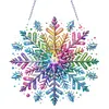 Diamond Painting 2D Flat Winter Snowflake Wall Door Decor