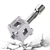 Car Rear Disc Brake Piston Caliper Wind Back Cube Tool 3/8 in Square Drive Tool