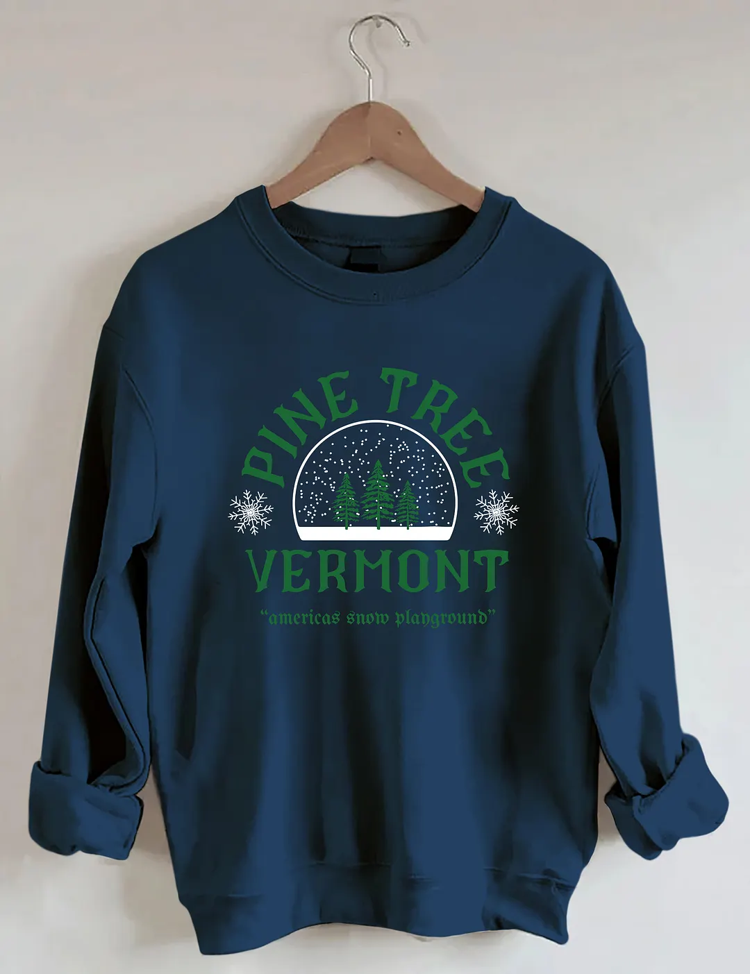 Pine Tree Vermont Christmas Sweatshirt