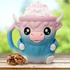 Cute Penguin Cow Leak Proo Ice Cream Pint Containers for Gathering Party Picnic