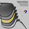 4-in-1 Magnetic Clip-On Sunglasses with Aluminum-Magnesium-Titanium Large Frame (Various Styles)