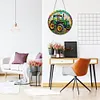 DIY Crystal Diamond Painting Double Sided Effect  Tractor Pendant Home Garden Hanging Kit