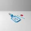 Diamond Art Painting Bead Sorting Tray with Jar for Diamond Art Beads (Blue)