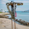 Adjustable Fishing Rod Bracket Telescopic Spring Fish Pole Bracket Fishing Tools