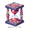 Acrylic Special Shape Flower Hourglass Table Top Diamond Painting Ornament Kits