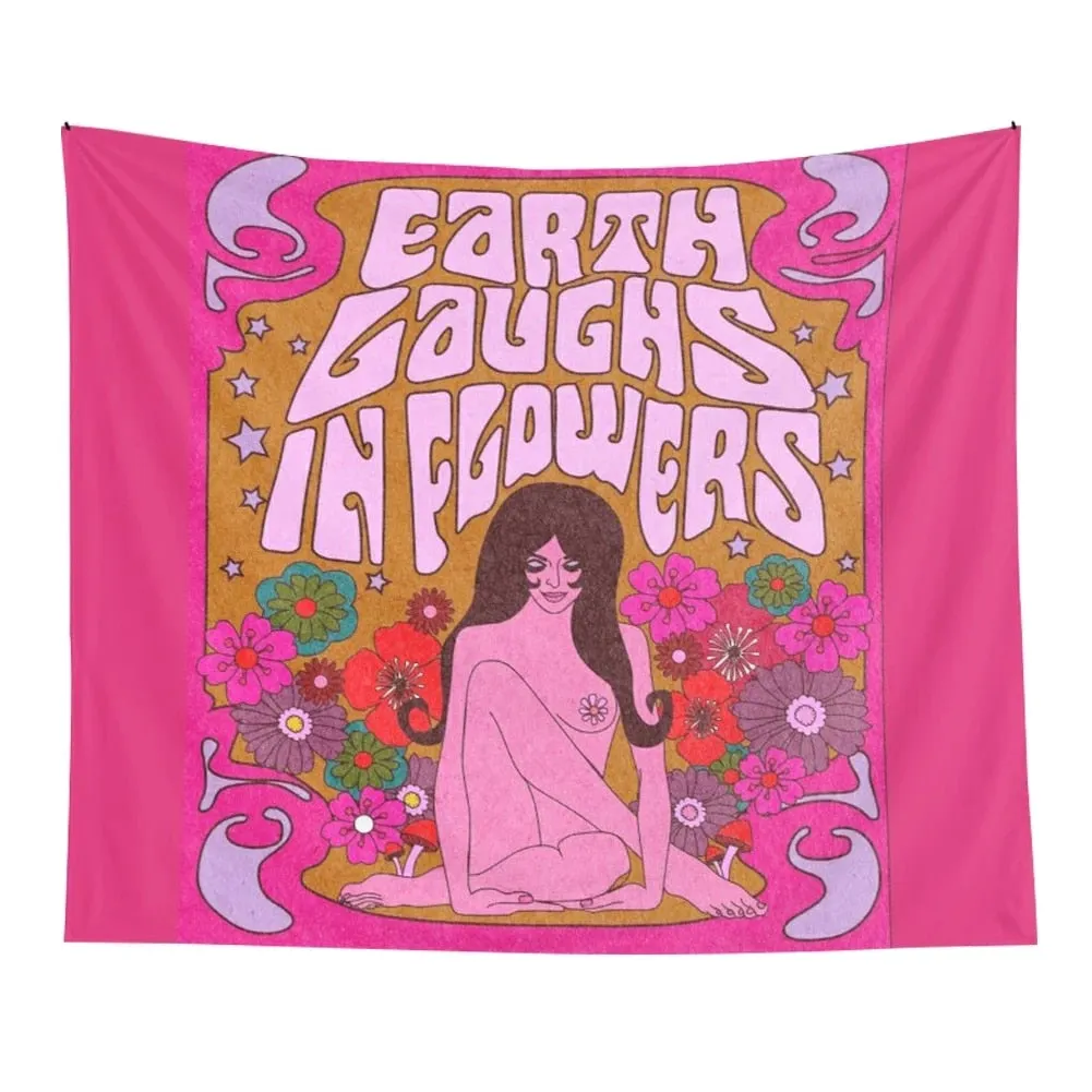 Colorful Wall Tapestry Hanging Rainbow Decor for Girls Dorm Roon Decoration INS Trippy Tapestry Psychedelic Wall Prints