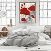 11CT Counted/Stamped Red Poppy-Cross Stitch-40*50cm