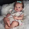 [🔊Heartbeat Sound and Breath💝] 17'' Truly Lifelike Reborn Baby Girl Brown Eyes Newborn Doll Solan - RBBI-Myrebornbabydoll&reg; Myrebornbabydoll&reg;