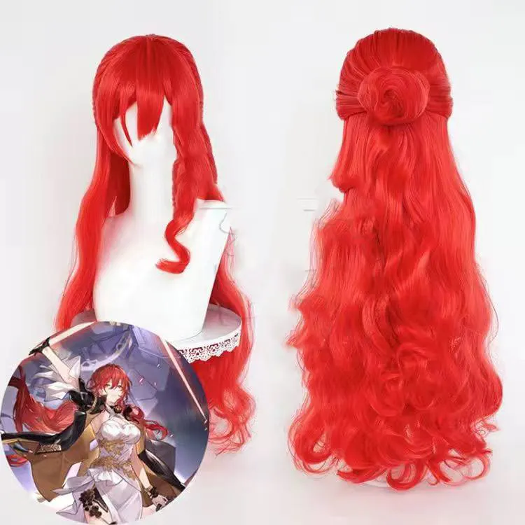 Honkai Star Rail Himeko Cosplay Wig