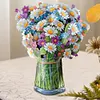 3D Paper Pop Up Flower Bouquet Greeting Card (Little Daisy)