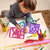 (US Local)35 Pieces Drawing Stencils Tool Set Drawing Templates for Drawing and Painting 