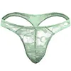 Men's Sexy Lace G-String Underwear Seamless Transparent Thong