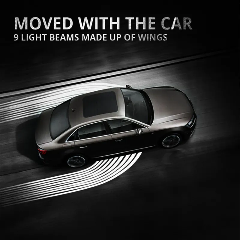 Car Angel Wings Welcome Light