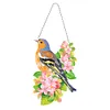 (Single Sided) Diy Floral Animal Special Shaped Diamond Painting Pendant
