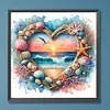 (US Local)Paint By Numbers Kit On Canvas DIY Oil Art Ocean Picture Home Wall Decor40x40cm
