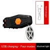 LED Bicycle Tail Light, Photon Bicycle Light Tail Light, Photon Drop Bicycle Light, Bicycle Tail Light Rechargeable USB Bicycle Rear Cycling Light for Any Type of Seat Post