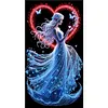 Diamond Painting-DIY Crystal Rhinestone Blue Gown Fairy(40x70cm)