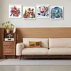 (US Local)4Pack Xmas-Special Shaped Diamond Painting Kit(30x30cm)