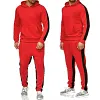 Men's Sports Long Sleeve Trousers Two Piece US Size