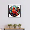 Cardinal Glass Painting-Paint by Numbers Acrylic Painting 40*40CM