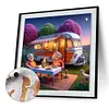 (US Local)Paint By Numbers Kit On Canvas DIY Oil Art Vacation Picture Home Decor40x40cm