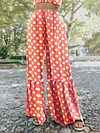 Casual Simple Long Sleeves+Wide Leg Suits