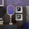 Bug Zapper Racket 2 in 1 Electric Fly Swatter Mosquito Killer for Indoor Outdoor