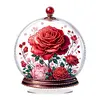 Acrylic Special Shape Flower Cake Desktop Diamond Art Kits for Home Office Decor