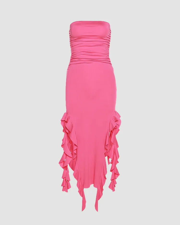 matte jersey dress with drape Balera Matte Jersey Dress With Drape – LTADancewearNZ
