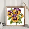 (Stamped/Counted) Flower Of Happiness - 14CT Cross Stitch 17*17cm/6.69*6.69in(Brand)