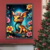Diamond Painting-DIY Full Round Drill Dragon And Flower