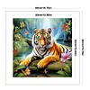 Tiger - 11CT Stamped Cross Stitch - 40*40cm - Animal