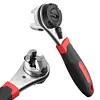 Universal Adjustable Ratchet Wrench for 6-22mm Screws, Portable Adjustable Ratchet Wrench Set with Non-slip Handle, Automotive and Household Tools, Great for Car Enthusiasts and DIY Home Repairs