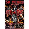 AC/DC - Panneaux en &eacute;tain m&eacute;tallique(20*30cm/30*40cm) - Musique