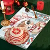 Christmas Diamond Painting Placemats DIY Diamond Dot Kits for Home Decor