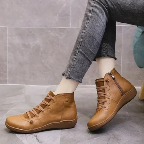 Comfortable leather arch support boots &ndash; Last Day Promotion 50% OFF