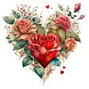 Love Flower-Paint by Numbers Acrylic Painting    40*40cm