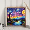 Van Gogh Starry Sky - 14CT Stamped Cross Stitch 40*40cm/15.75*15.75in