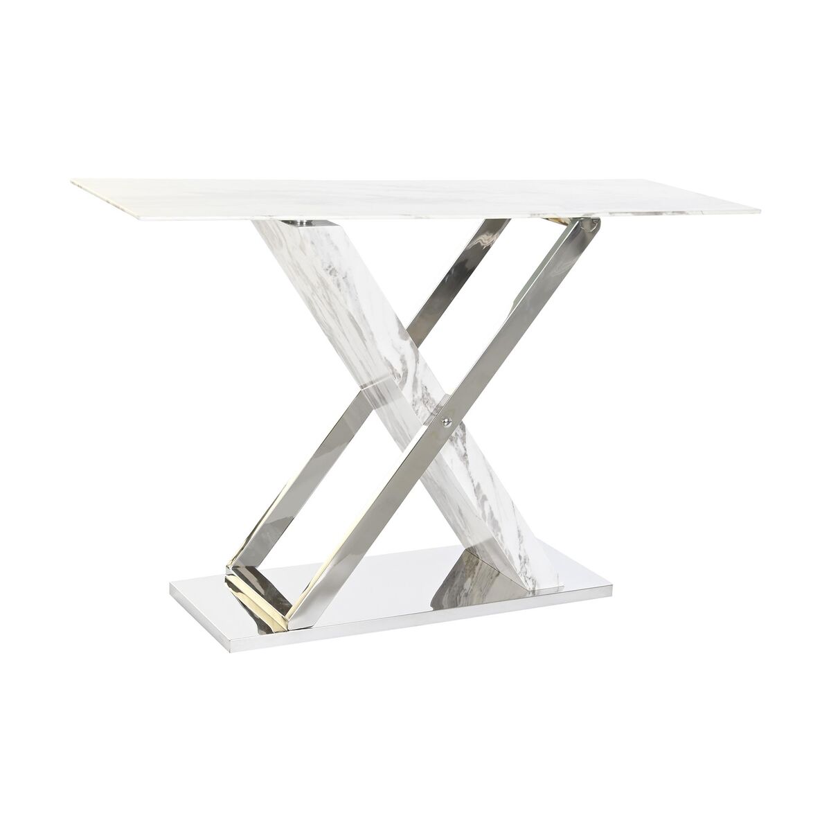 Hall DKD Home Decor White Grey Silver 120 x 40 x 75 cm