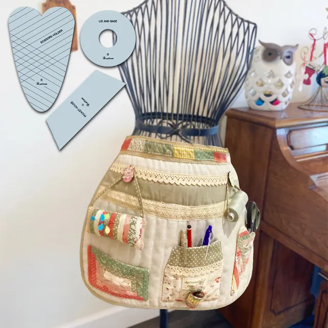 Sewing Organizer Apron Templates - Include Instructions
